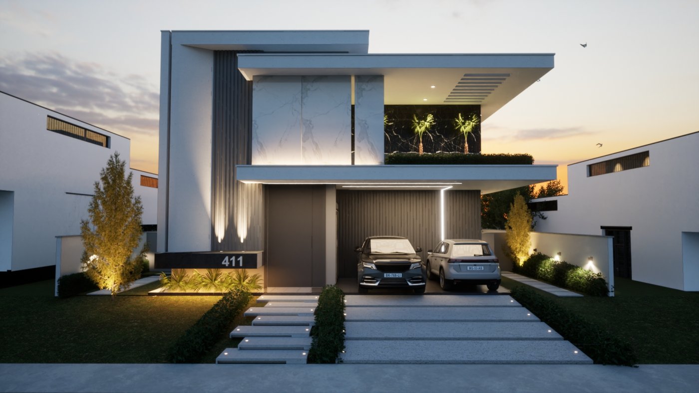 Casa Nova no Condominio Alphaville 411